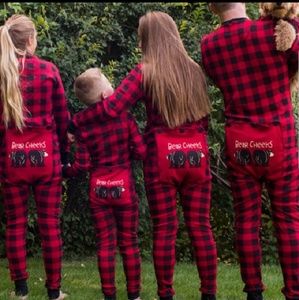 Bear cheeks flapjacks pajamas